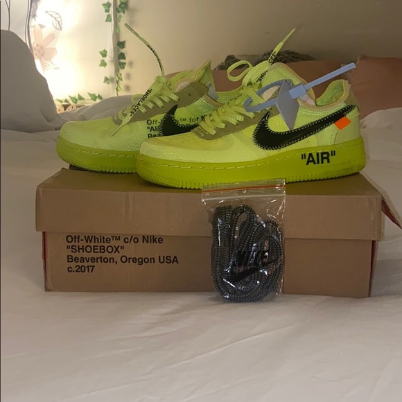 Off-White Shoes - Women’s Nike Air Force 1 Low Off-White Volt